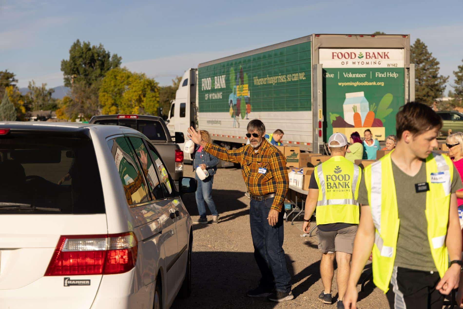 a mobile pantry in Sheridan, WY